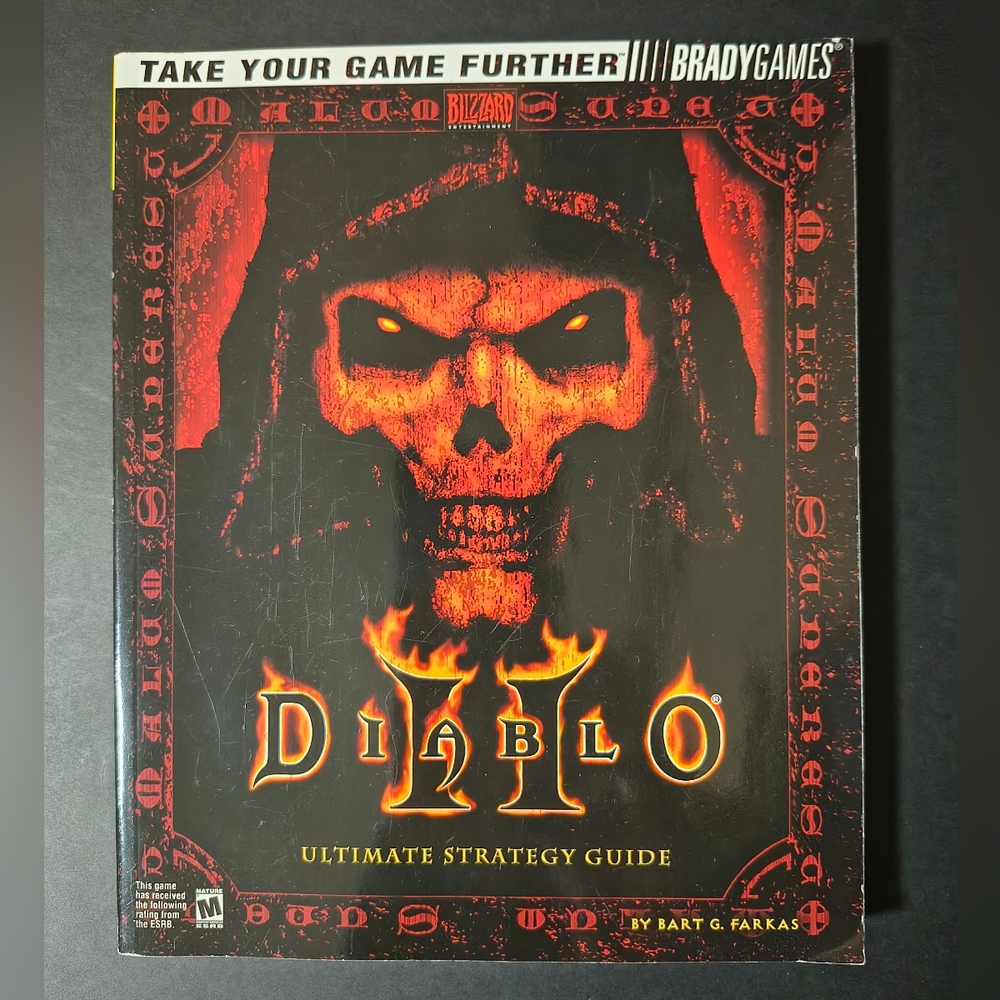 Diablo II 2 Ultimate Strategy Guide Brady Blizzard PC Game Book Booklet 2001